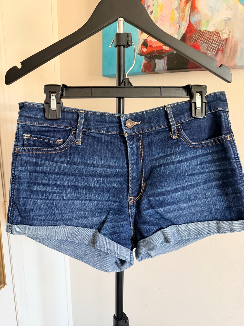 Women’s Hollister High-Rise Denim Short-Shorts – Size 9 / W29
